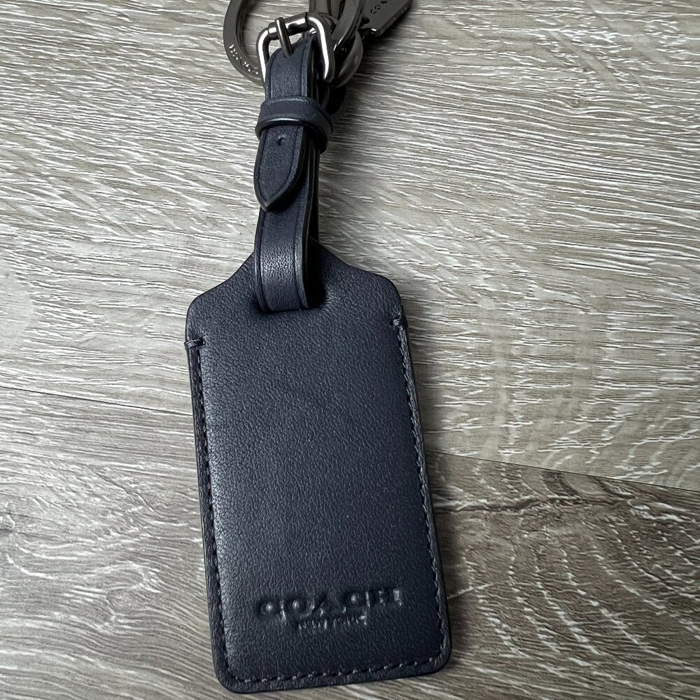 Coach Luggage Tag, Hangtag, Keychain Key fob